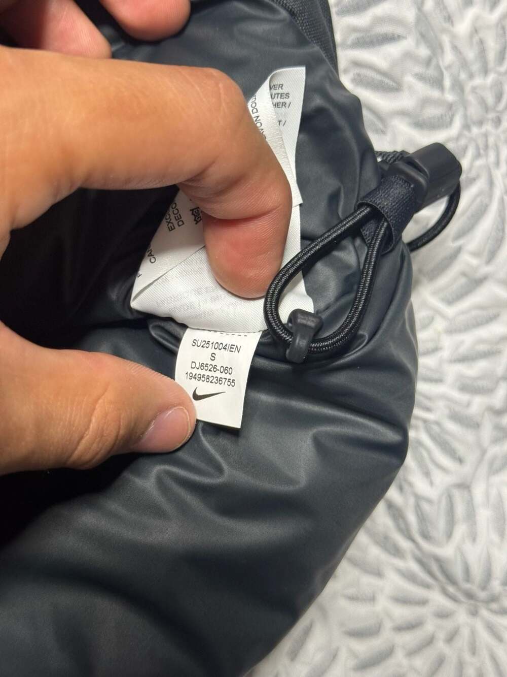 Nike 550 Duck Down Parka Football NFL Issued Jacket Grey Mens S DJ6526-060 - Picture 5 of 10